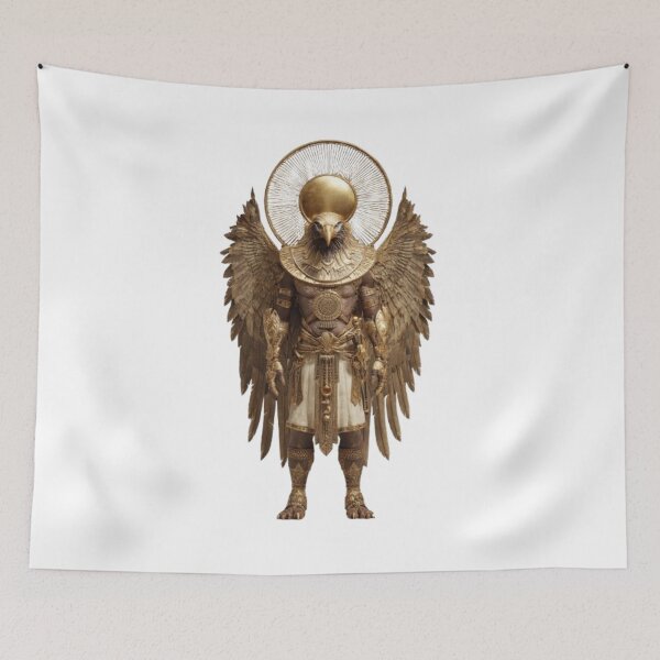 Item preview, Ra – The Eternal Sun Guardian designed and sold by AlexLineArt.