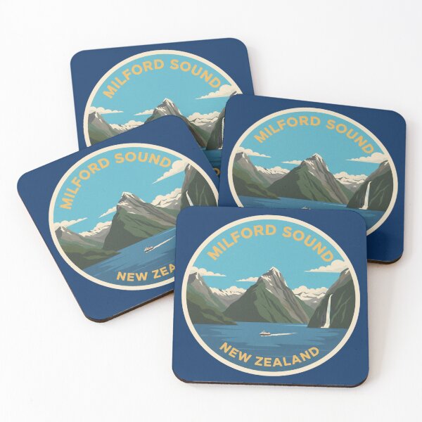 Item preview, Golden Milford Sound Travel Badge designed and sold by The Digital Compass.