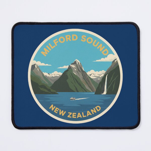 Item preview, Golden Milford Sound Travel Badge designed and sold by The Digital Compass.