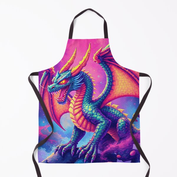 Item preview, Pixel Dragon – Guardian of the Neon Skies designed and sold by M3m3ck4r.
