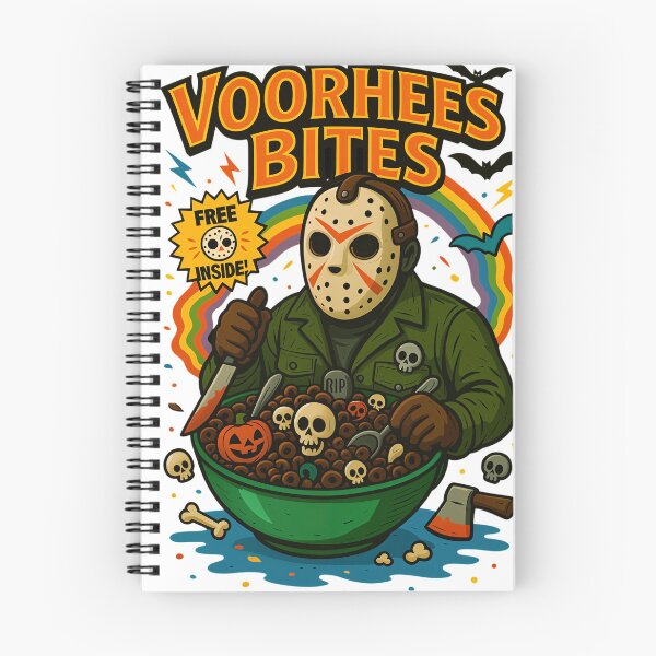 Item preview, Voorhees Bites Classic T-Shirt | Funny Horror Cereal Parody Halloween Tee designed and sold by Dutenarafi.