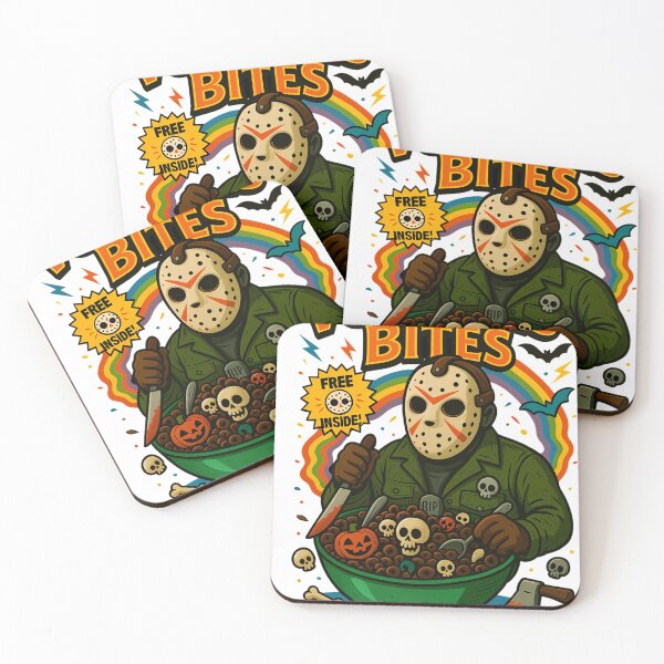 Item preview, Voorhees Bites Classic T-Shirt | Funny Horror Cereal Parody Halloween Tee designed and sold by Dutenarafi.