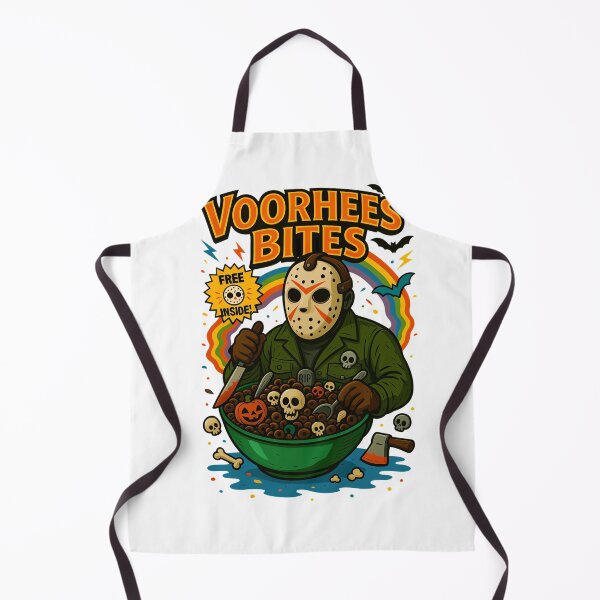 Item preview, Voorhees Bites Classic T-Shirt | Funny Horror Cereal Parody Halloween Tee designed and sold by Dutenarafi.