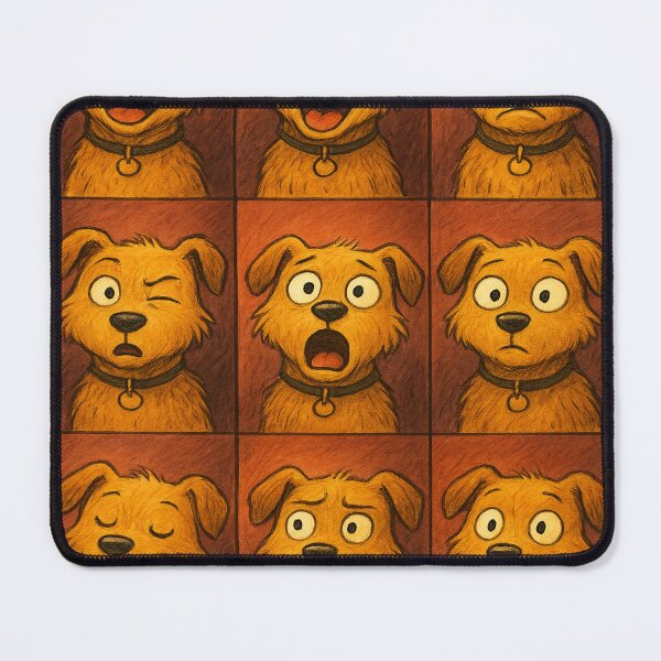 Item preview, Funny Dog Expressions – 9 Faces of a Happy Pup designed and sold by Kabali-SL.