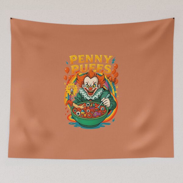 Item preview, Penny Puffs Classic T-Shirt | Funny Horror Cereal Parody Halloween Tee designed and sold by Dutenarafi.