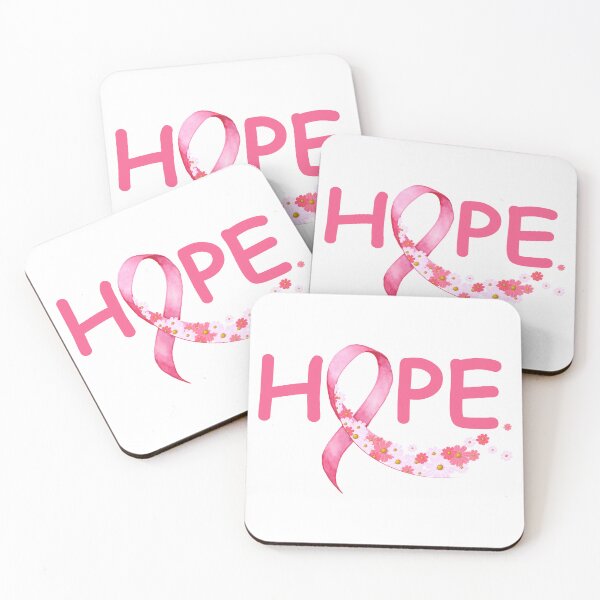 Item preview, Hope with cancer awareness ribbon and flower - white designed and sold by ahmedabdelbaset.