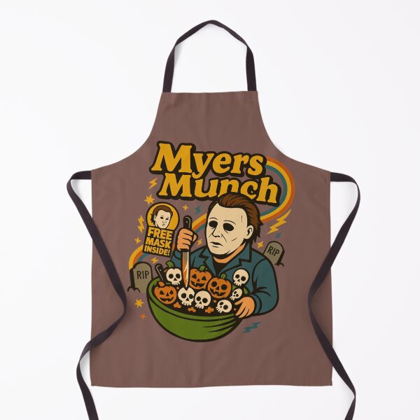 Item preview, Myers Munch Classic T-Shirt | Funny Horror Cereal Parody Halloween Tee designed and sold by Dutenarafi.