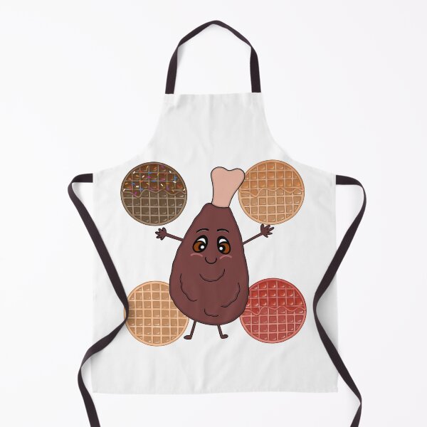 Item preview, Fried Chicken Leg And Waffles designed and sold by Sartoris Art.