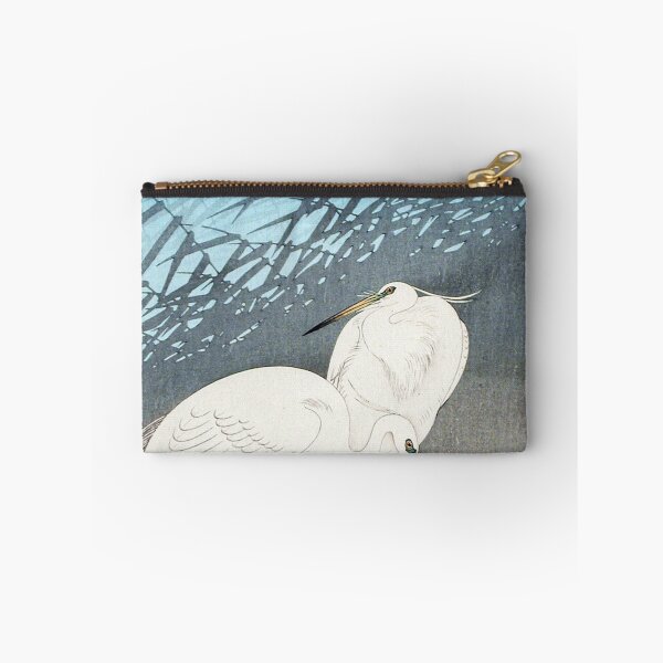 Item preview, Egrets and Reeds in Moonlight by Ohara Koson designed and sold by Carol LeBoeuf, Texas Artist.