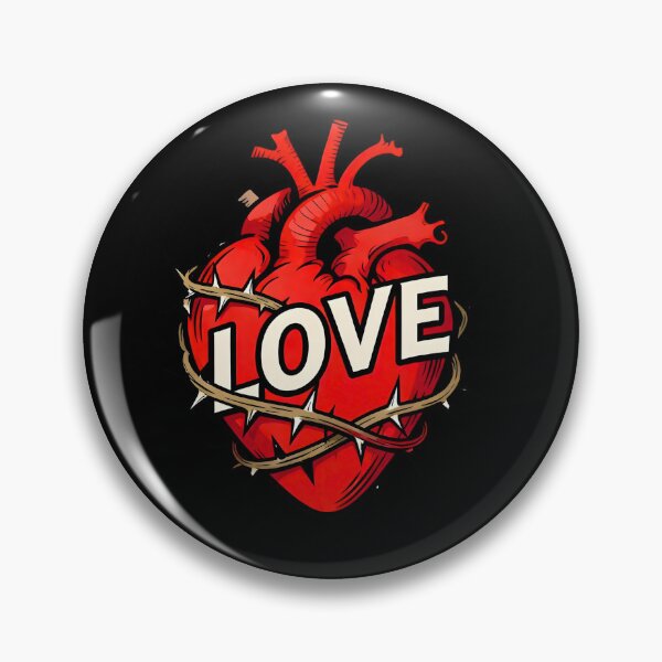 Item preview, A SACRED HEART AND A SUFFERING LOVE designed and sold by infinitearte.