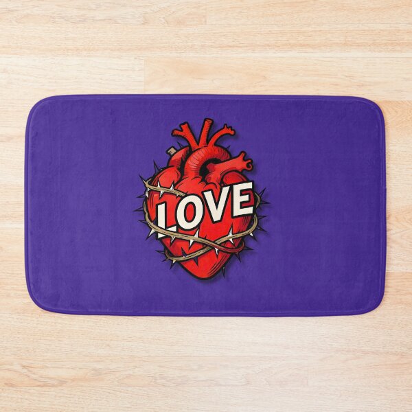 Item preview, A SACRED HEART AND A SUFFERING LOVE designed and sold by infinitearte.