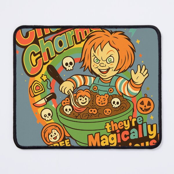 Item preview, Chucky Charms Classic T-Shirt | Funny Horror Cereal Parody Halloween Tee designed and sold by Dutenarafi.