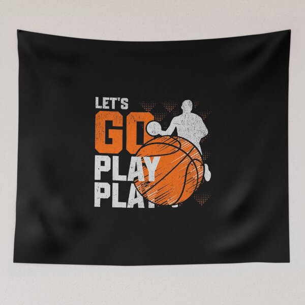 Item preview, Let’s Go Play Grunge Basketball Energy designed and sold by Oniyasha.