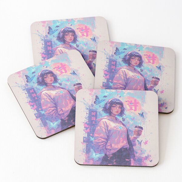 Item preview, Neon Dream Girl – Cyber City Aesthetic by NegarTv Designs designed and sold by NegarTv Designs.