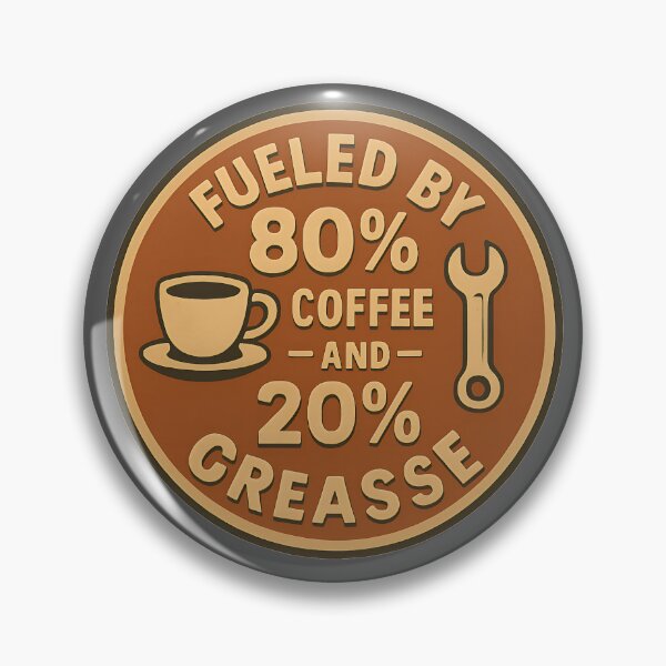 Item preview, Fueled by 80% Coffee and 20% Grease designed and sold by Zoologybestiary.