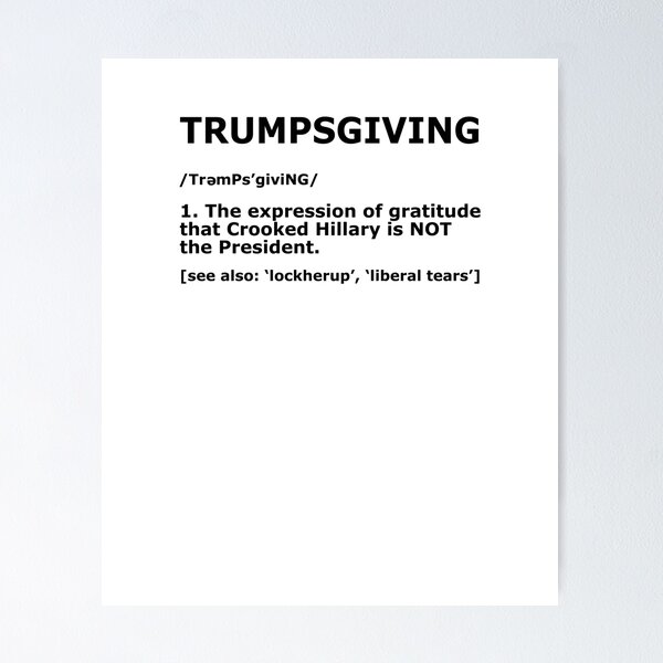 Item preview, Trumpsgiving V4 designed and sold by TeeTimeGuys.