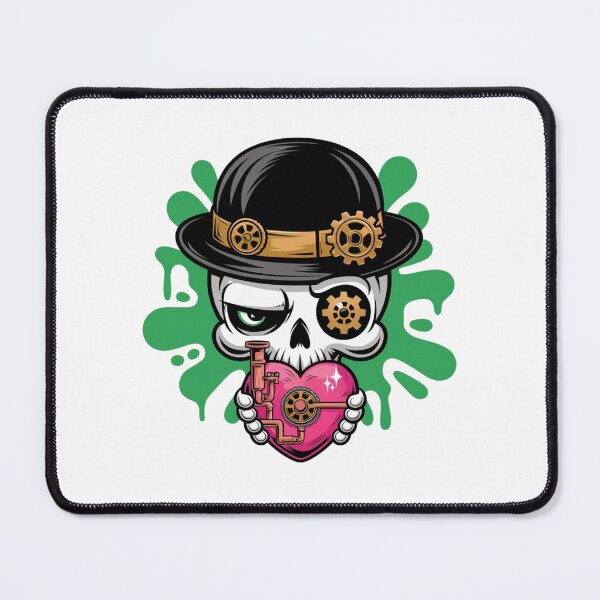 Item preview, Steampunk Skull with Mechanical Heart designed and sold by WeranovDesign.