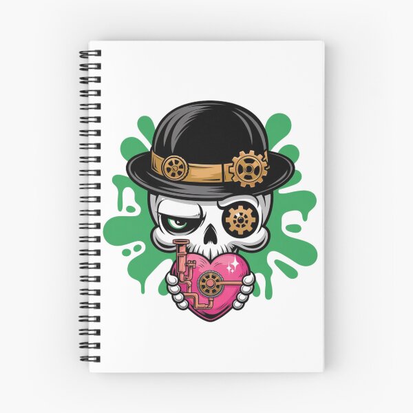 Item preview,  Steampunk Skull with Mechanical Heart designed and sold by WeranovDesign.