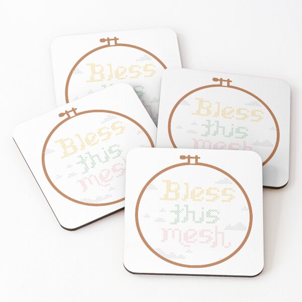 Item preview, Bless This Mesh Cross Stitch designed and sold by GenAndStacy615.