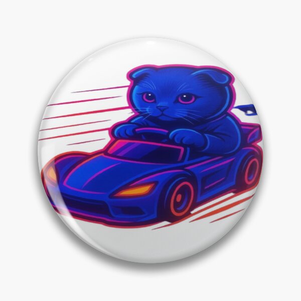 Item preview, Speed Cat — Cute Racing Cat Design designed and sold by GlowAIDesigns.