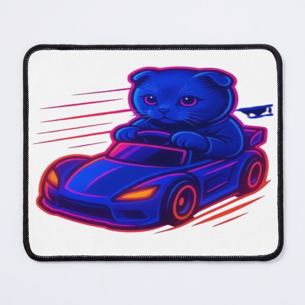 Item preview, Speed Cat — Cute Racing Cat Design designed and sold by GlowAIDesigns.