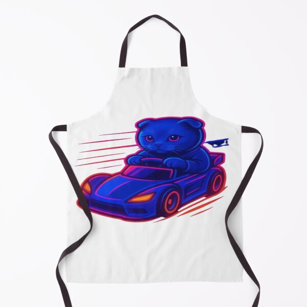 Item preview, Speed Cat — Cute Racing Cat Design designed and sold by GlowAIDesigns.
