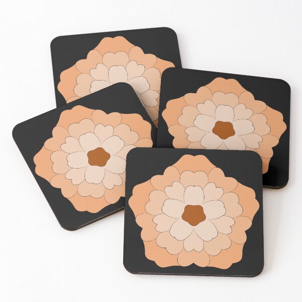 Item preview, Orange Flower (Large) – Solar Bloom Geometry designed and sold by TummysEmporium.