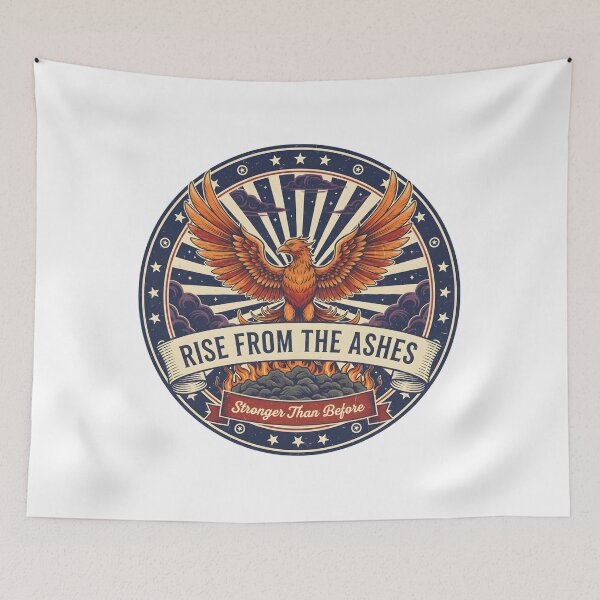 Item preview, Rise From the Ashes | Stronger Than Before designed and sold by DailyVibesMerch.