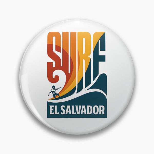 Item preview, Surf in El Salvador - Minimalist Surf City Waves & Bitcoin designed and sold by ElSalvadorArte.