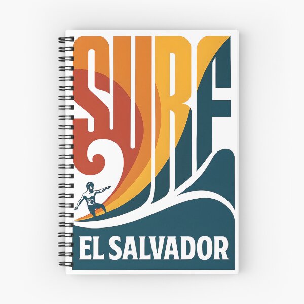 Item preview, Surf in El Salvador - Minimalist Surf City Waves & Bitcoin designed and sold by ElSalvadorArte.