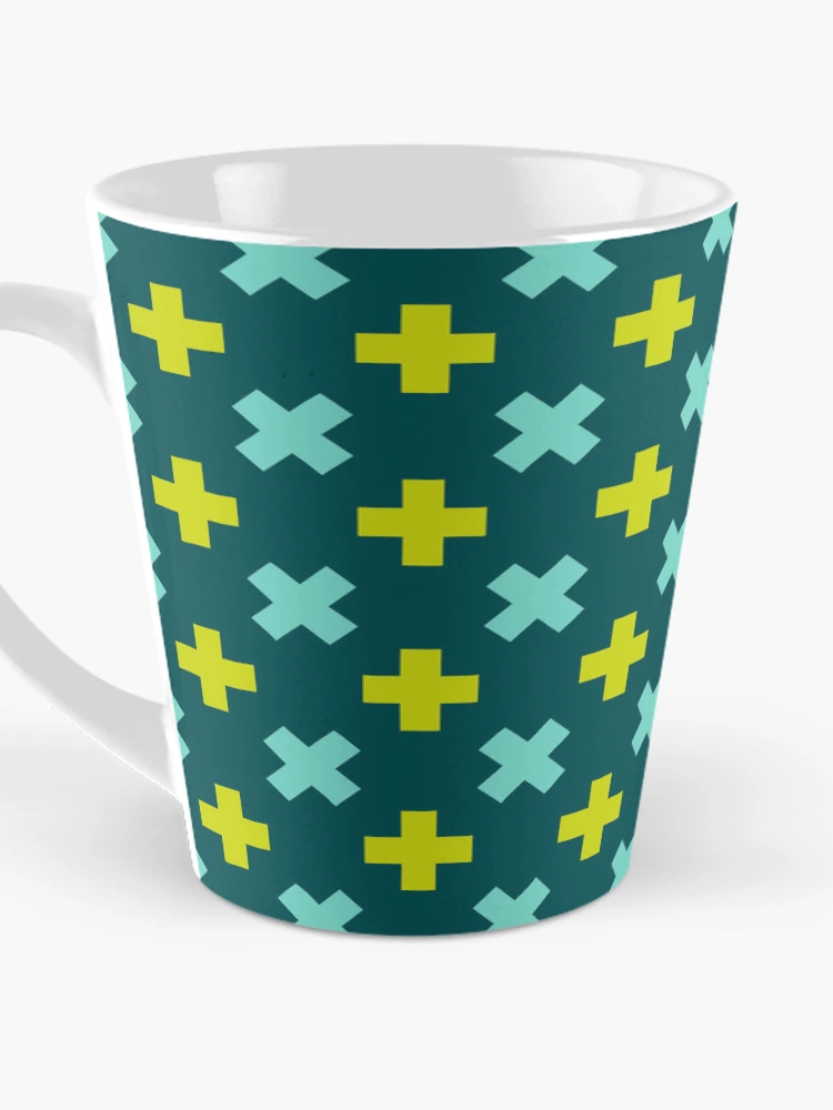 Thumbnail 3 of 4, Coffee Mug, Geometric Pattern: Lucile: Spring designed and sold by Red Wolf.