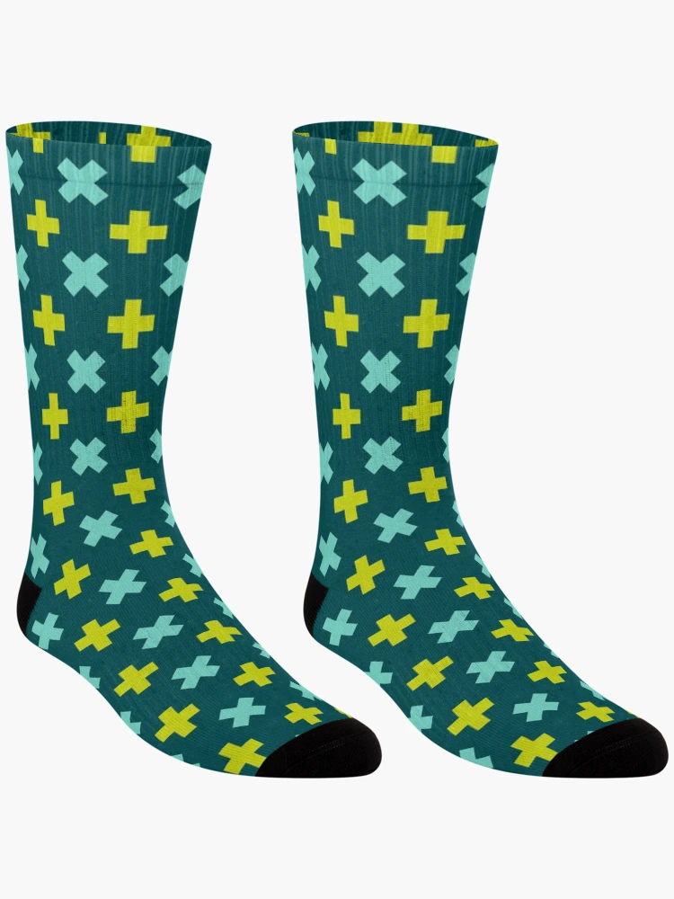 Thumbnail 3 of 5, Socks, Geometric Pattern: Lucile: Spring designed and sold by Red Wolf.
