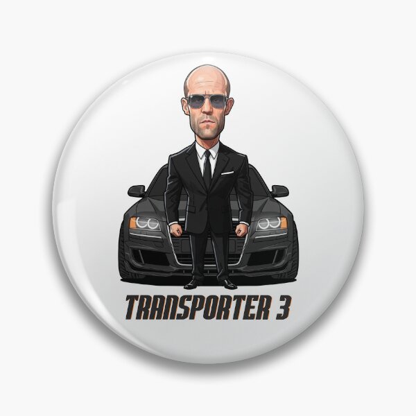 Artikelvorschau, Lustige Karikatur Jason Statham Transporter 3 entworfen und verkauft von vectorlove.