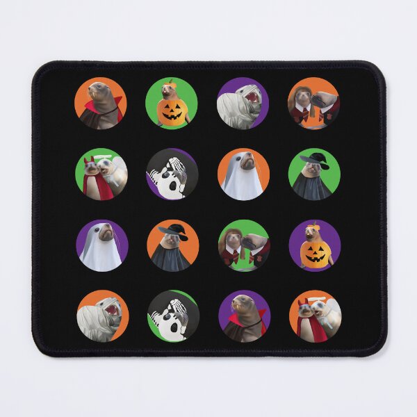 Item preview, Halloween pinniped pack - NZ Sea Lion, Fur Seal, Leopard Seal, and Elephant Seal designed and sold by GivernyKate.