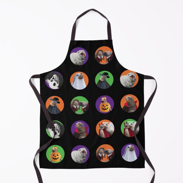 Item preview, Halloween pinniped pack - NZ Sea Lion, Fur Seal, Leopard Seal, and Elephant Seal designed and sold by GivernyKate.
