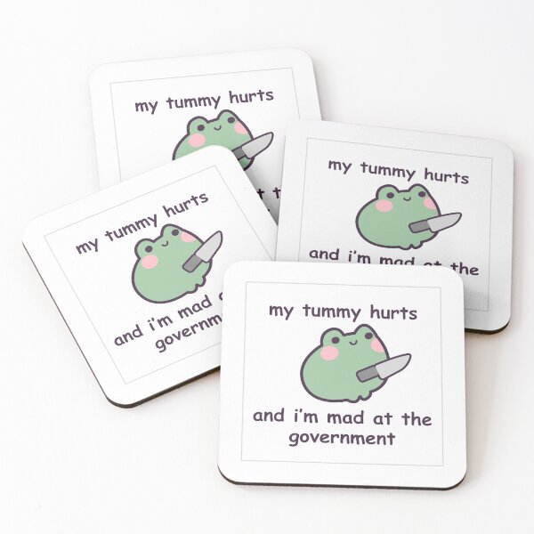 Item preview, My tummy hurts and I'm mad at the government  designed and sold by GenAndStacy615.