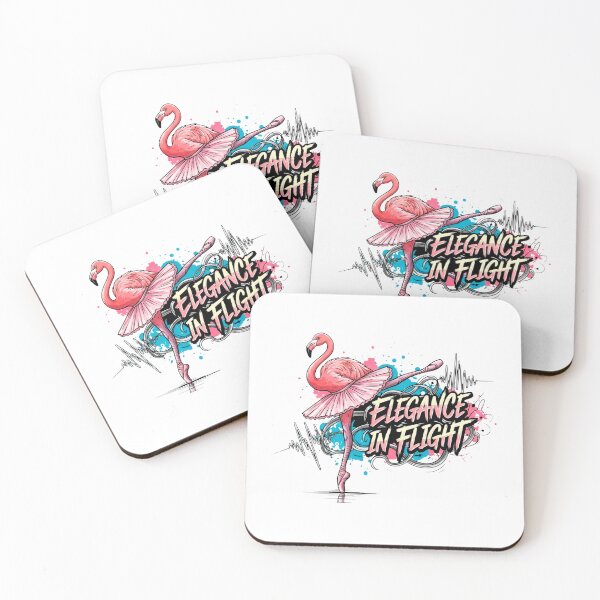 Item preview, Flamingo Ballerina Elegance in Flight Street Art Design designed and sold by SholoStudio.