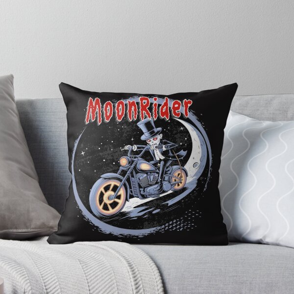 Artikelvorschau, Skelett-Motorrad-Mondfahrt – Dunkles Gothic-Design entworfen und verkauft von WeranovDesign.