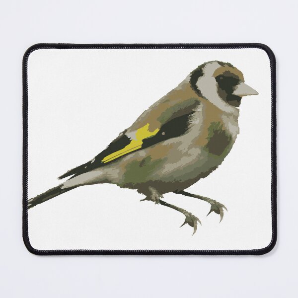Item preview, Bright Goldfinch - Minimalist Digital Bird Artwork designed and sold by JunaFish.