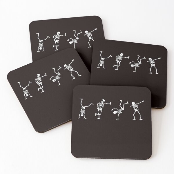 Item preview, Skeleton Dance Illustration - Energetic Halloween Art designed and sold by WeranovDesign.