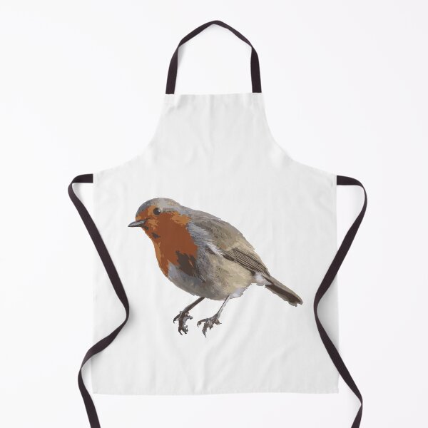 Item preview, Charming Robin - Minimalist Block Colour Bird Illustration designed and sold by JunaFish.