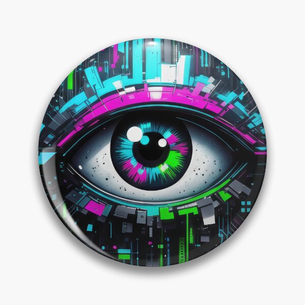 Artikelvorschau, CyberCORE: Glitch Eye-Überwachung entworfen und verkauft von Ardezart.