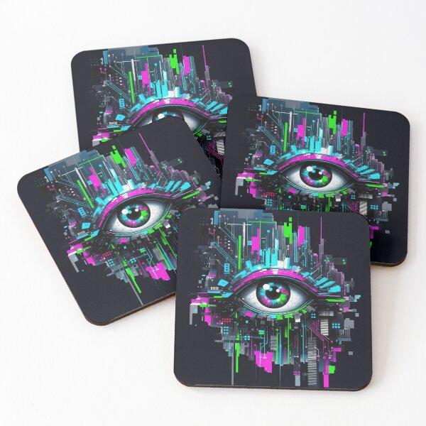Artikelvorschau, CyberCORE: Glitch Eye-Überwachung entworfen und verkauft von Ardezart.