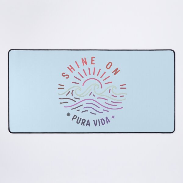 Item preview, SHINE ON - PURA VIDA Line Sketch Waves & Sunshine - Rainbow multi-tone designed and sold by Big Bang Canvas.