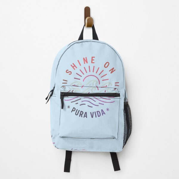 Item preview, SHINE ON - PURA VIDA Line Sketch Waves & Sunshine - Rainbow multi-tone designed and sold by Big Bang Canvas.