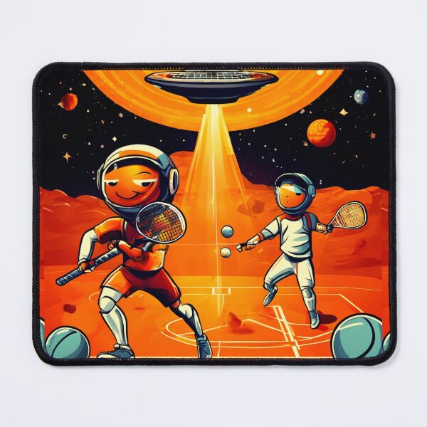Item preview, Space Tennis Players, a Sporting Rivalry designed and sold by Zofia Sosnecka.