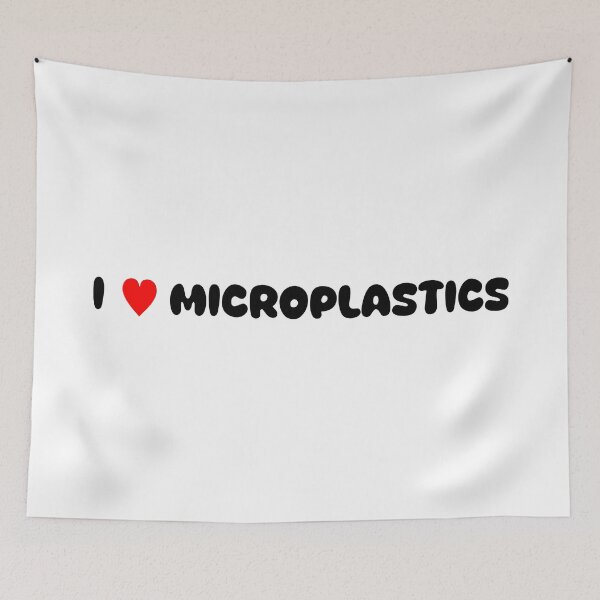 Item preview, I heart microplastics designed and sold by HotspotDesigns.