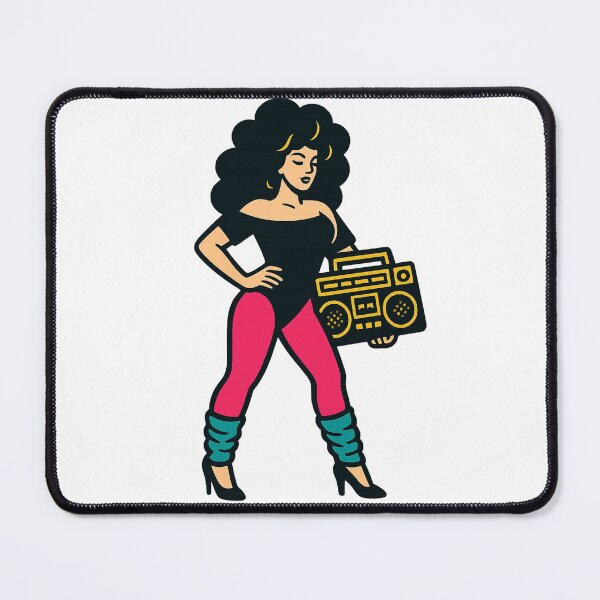 Item preview, 80's workout gal designed and sold by WhatevrWrksMrch.