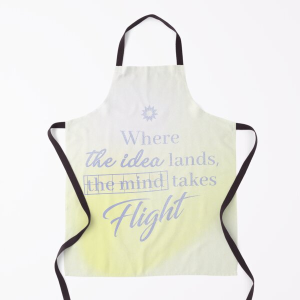 Item preview, WHERE THE IDEA LANDS, THE MIND TAKES FLIGHT-PALE LAVENDER designed and sold by LIS AND MELIVERSO.