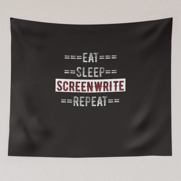 Item preview, Eat Sleep Screenwrite Repeat Gift for Screenwriters designed and sold by TrndSttr.
